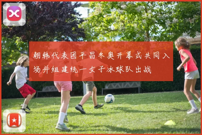 朝韩代表团平昌冬奥开幕式共同入场并组建统一女子冰球队出战